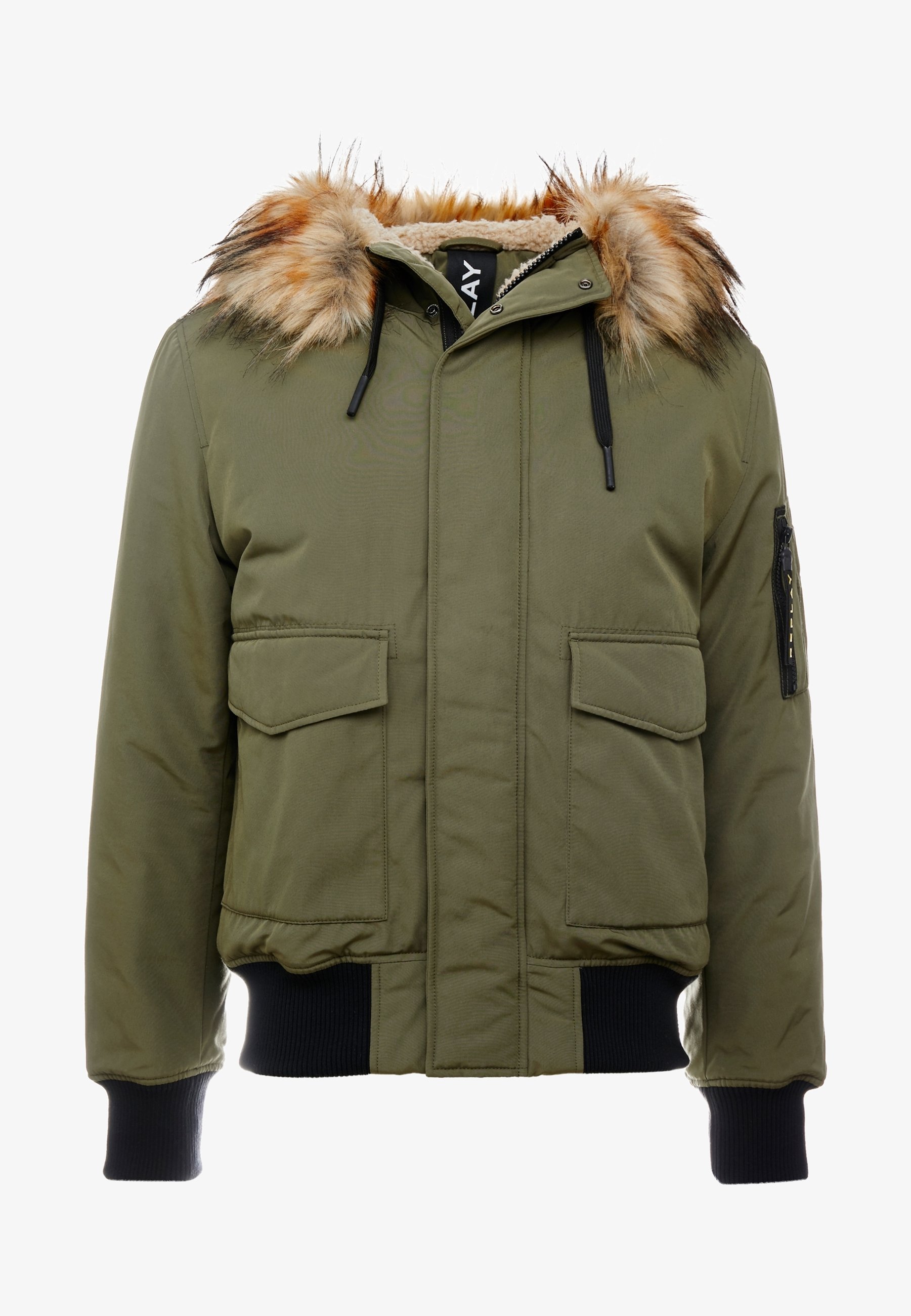 Replay Pre-owned Winterjacke - olive, XXL
