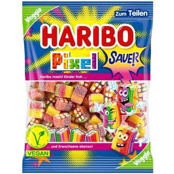 HARIBO Pixel Saure Fruchtgummis