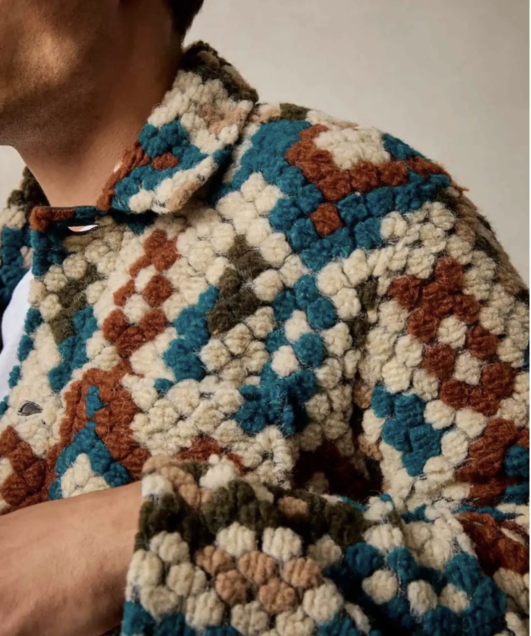 Bobble Stitch / Popcorn Stitch - Jaquard knit