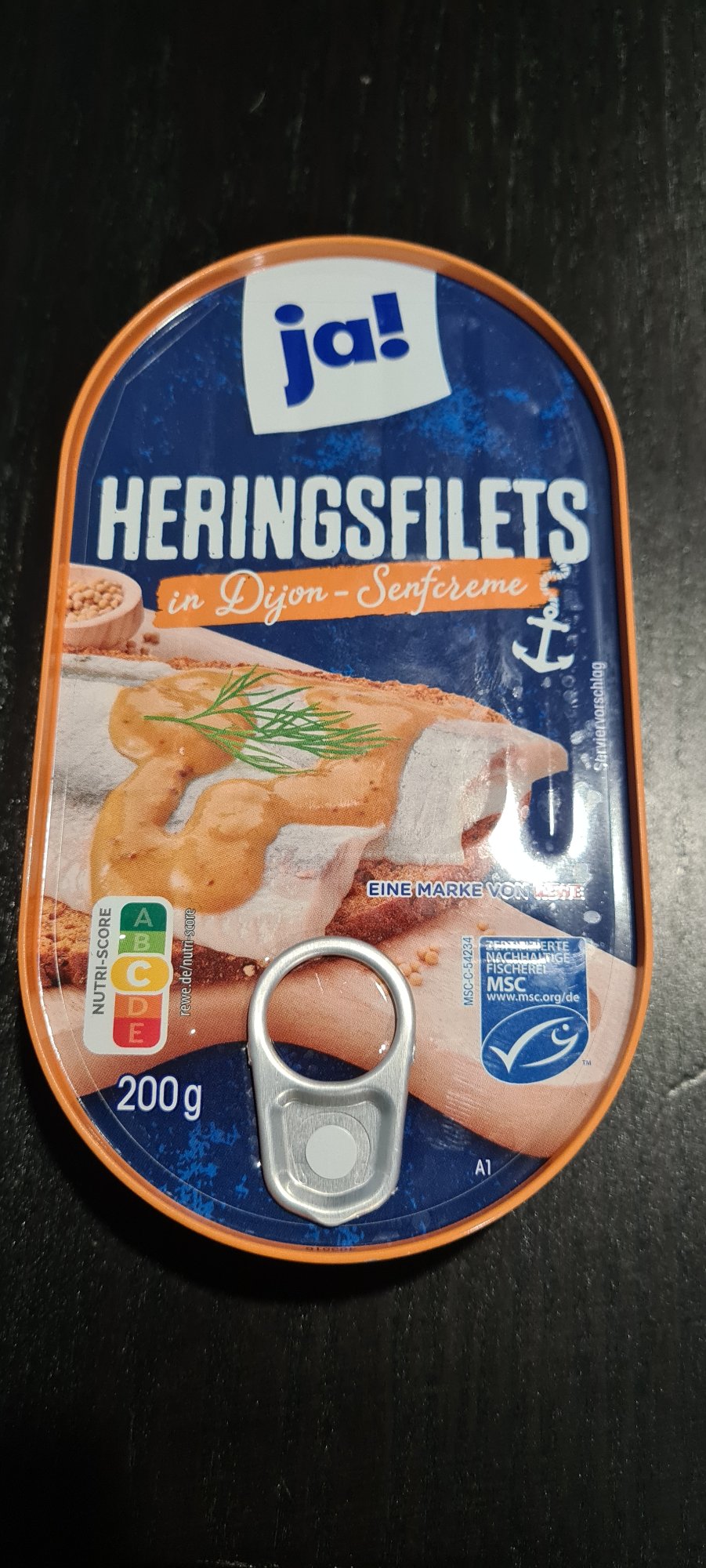 Heringfilets in Dijon-Senfcreme