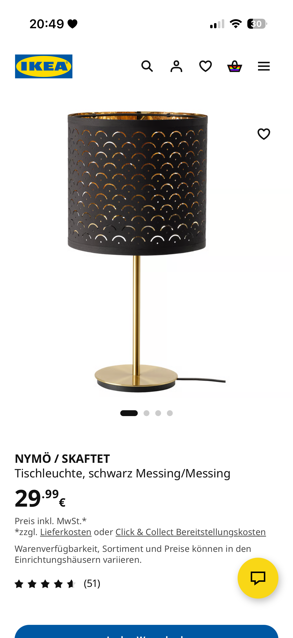 Ikea Lampe